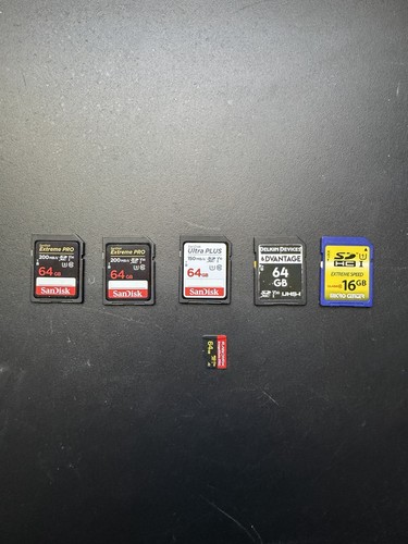 Lot cards four 64gb - of,